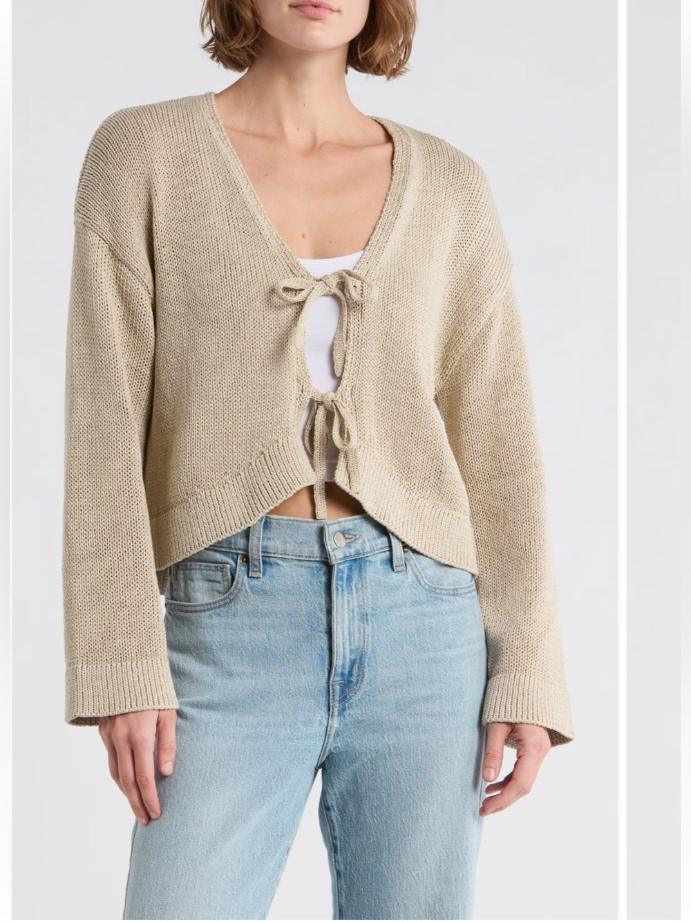 1 State Tier Front Cardigan